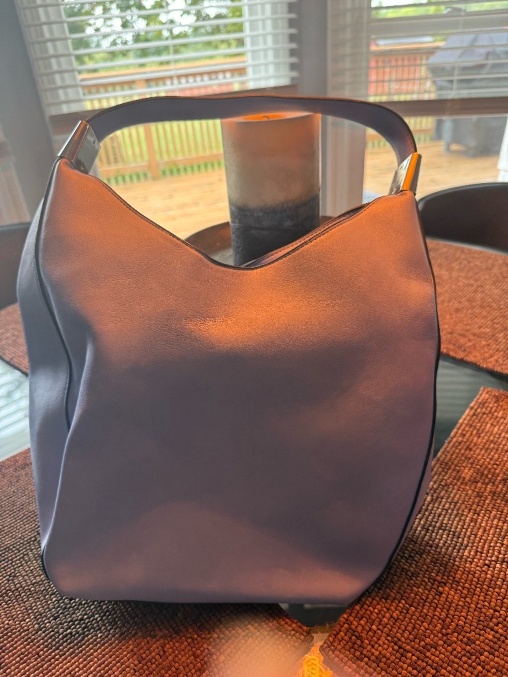 Alfani Light Purple / Lavender Slouchy Shoulder Bag